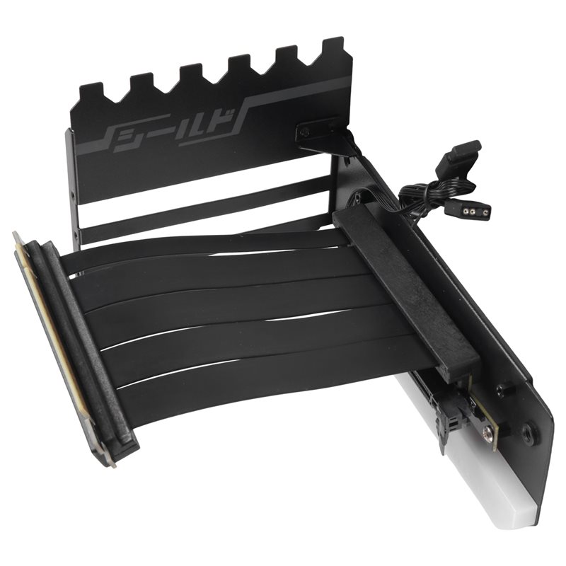 Pcie 4.0 X16 Riser Cable 90 Degree - Effiziente vertikale GPU-Montagehalterung mit PCI-E 4.0