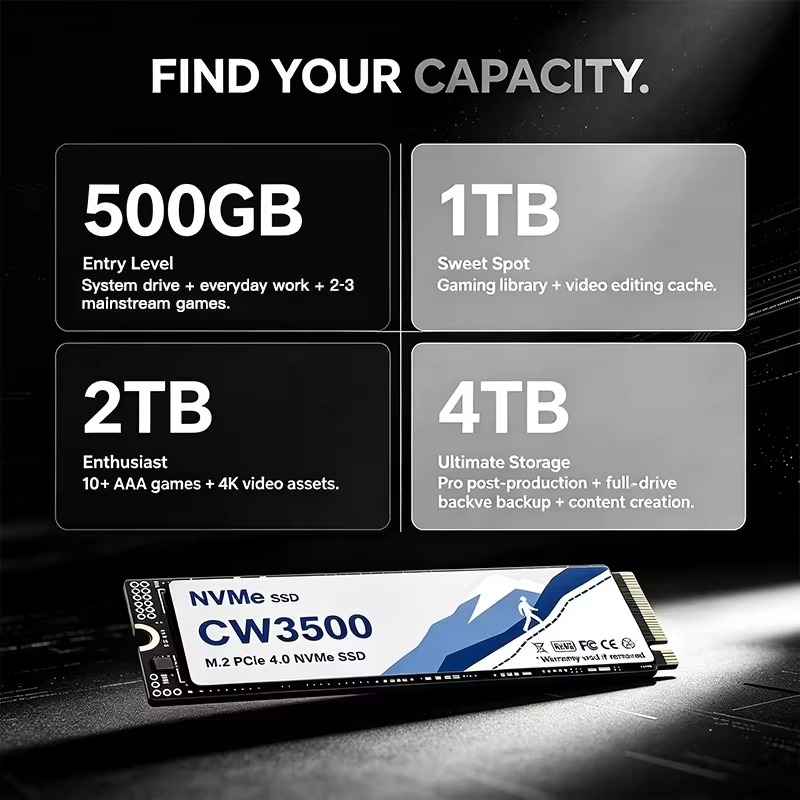 CW3500 M.2 NVMe PCIe 4.0 SSD-F – M.2 Nvme 4Tb Pcie 4.0 Ssd Bewertung und Preis