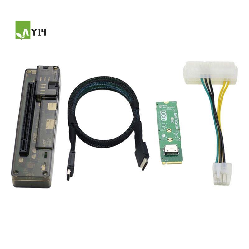 AY14 -M.2 MKEY zu OCULINK Adap – External Gpu Dock Pcie 4.0 Oculink Bewertung und Preis